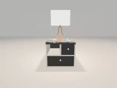 Modern side table 1003 Free 3D print model