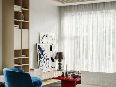 apartment interior scenes     3D model 30