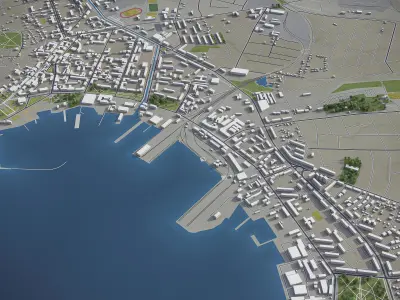 Kerch  Low-poly 3D model