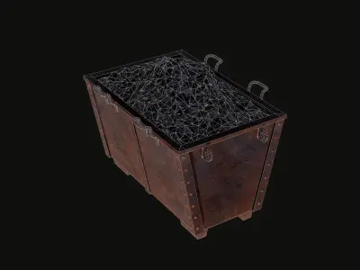 Container Silicon Low-poly 3D model