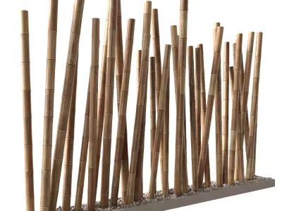 Bamboo decor n20 3D model