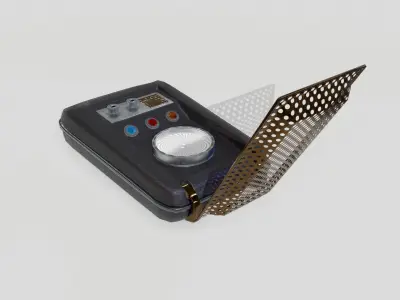  Sci-Fi Communicator PBR Low-poly 3D model