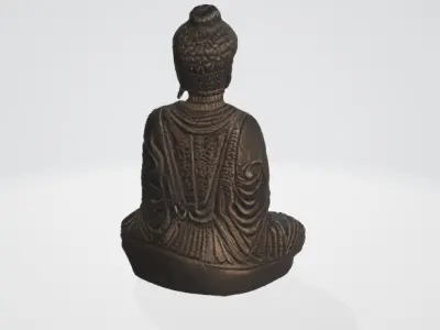 Ancient Statue 3D Model Low-poly 3D model