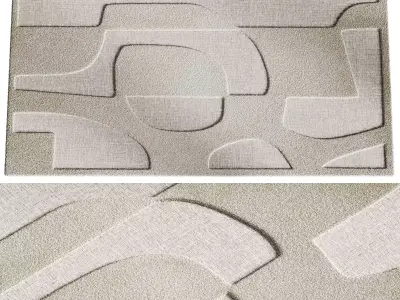 Rug Eve Cream 3D model