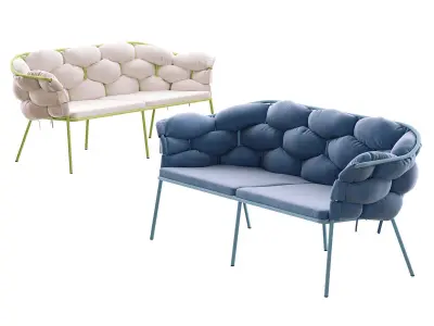 Serpentine Sofa 3D model