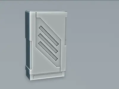 Sci-Fi Crate 3D model purchase