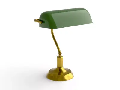 Vintage desk lamp Free 3D model