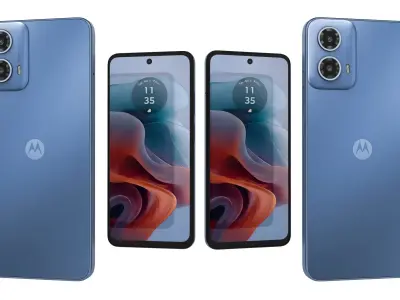 Motorola Moto G34 5G Light Blue 3D model