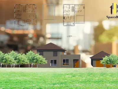 European Big Family Home 3D Model 3D model