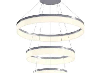 Ring Pendant Lamp Restaurant Bar Lighting 3D model