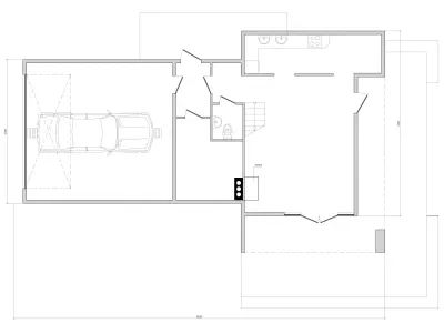 Modern house 3D model