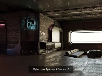 Cyberpunk Style Collection 3 3D Model Pack