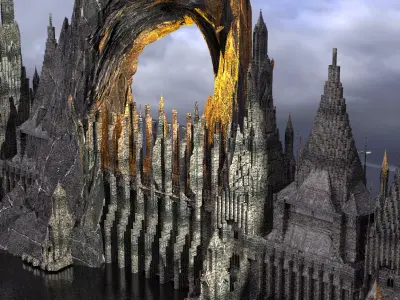 Wizarding Towers 3D model