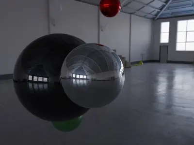 HDRI - Warehouse Interior 7 Texture