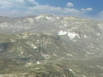 Terrain Landscape 3D model