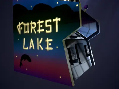 arcade game Low-poly 3D model