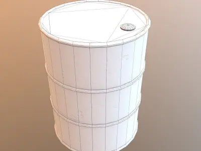 City Props Low Poly Pack 4K  Low-poly 3D model