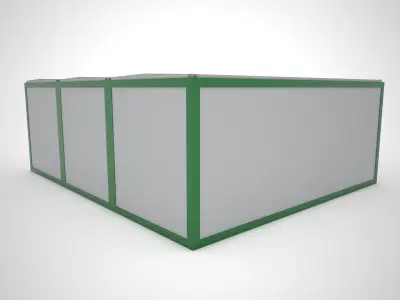 Modular building Mini mart  3D model