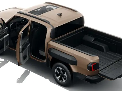  Kia Tasman 2025 with interior 