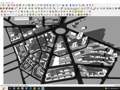 Highrise building Environment 3d model 3D model