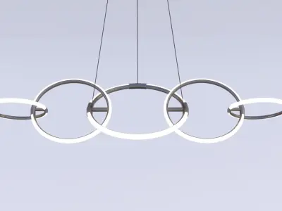 Unity Pendant Lamp 3D model