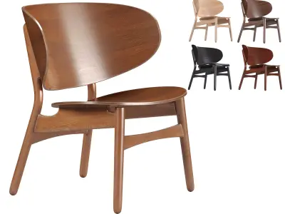 Hans Wegner FH 1936 Vintage Easy Chair 3D model