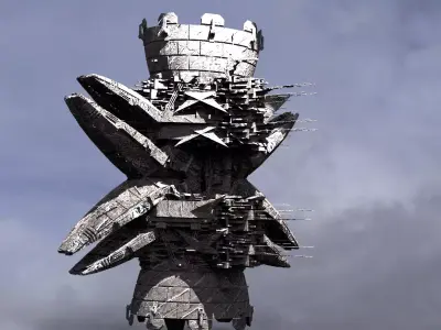Horizon Deep space rig 4 3D model