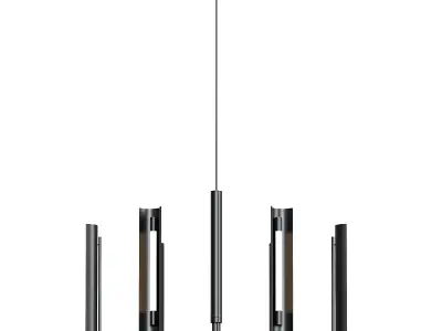 Kelly Wearstler Carson Six Light Pendant Lamp  3D model