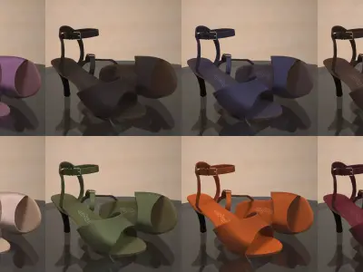 Mermaid Dress Outfit for Genesis 9 3D model