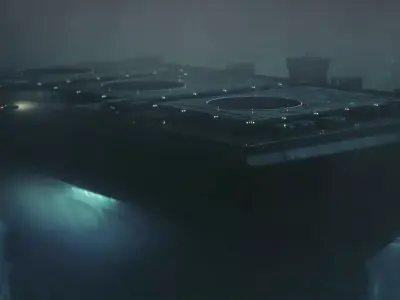 LAPD Bladerunner Building cyberpunk 3D model