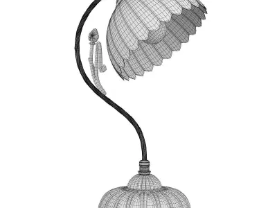 lamp P 1825 Low-poly 3D model