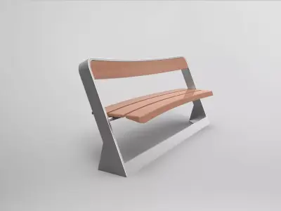 Bench - Urban Furniture Collection 3D model