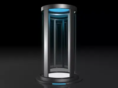 Sci Fi Liquid Incubator 3D model