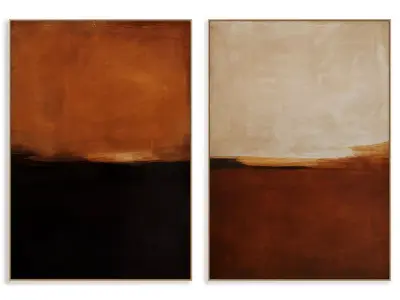 Abstract Painting Frame set 3D model 409