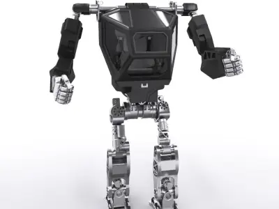 south korean bipedal robot METHOD-2 3D model