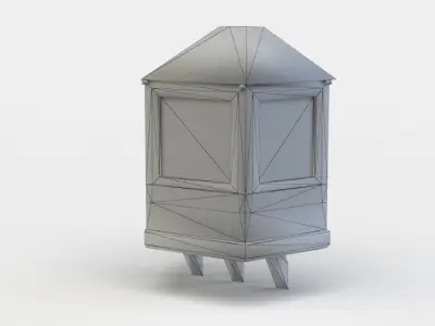 House oriel Low-poly 3D model