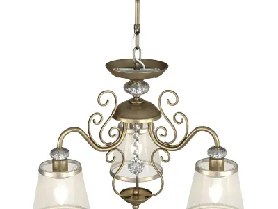 Ceiling chandelier Driana FR2405-PL-03-BZ 3D model