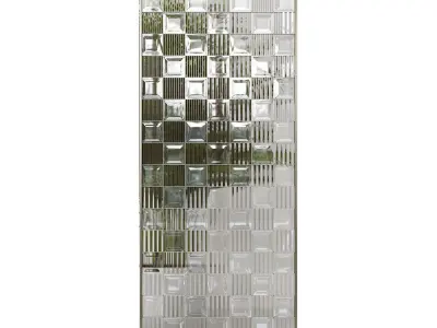 Glass block partition 2 3D model