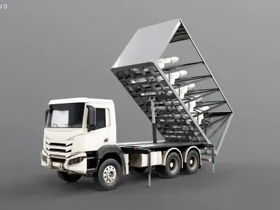  Kamikaze Drone launcher Truck's Bundle 