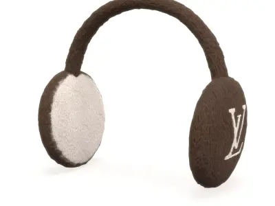 Louis Vuitton Cloud Earmuff Low-poly 3D model