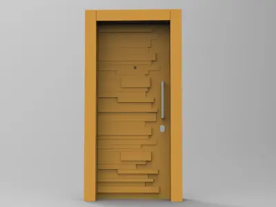 Sapa Door Low-poly 3D model