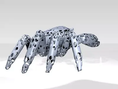 Crab Voronoi 3D model