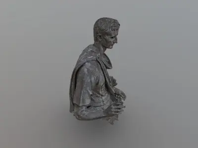 Statue of the Emperor Augustus - photogrammetry 3D model