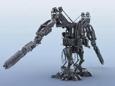 Robot 02 3D model