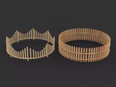 picket fence  3D model