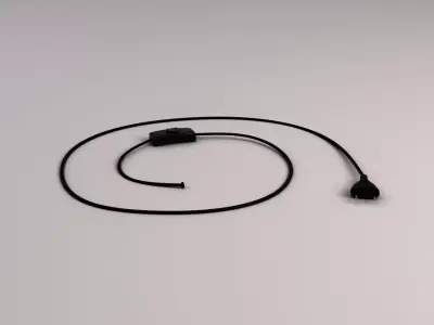 LAMPE CABLE---Rectangular switch Free 3D model