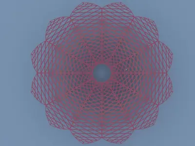 Parametric stand park 3D model