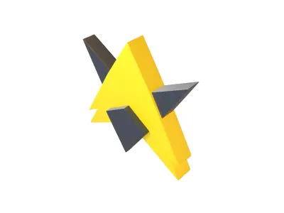 Employment Coin v2 001 Low-poly 3D model