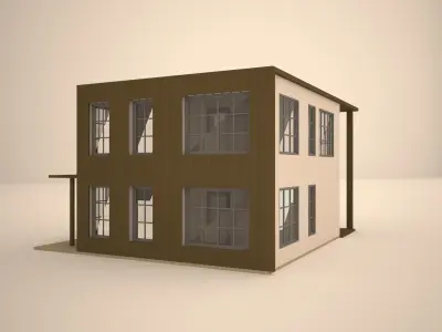 Small house  3D model purchase