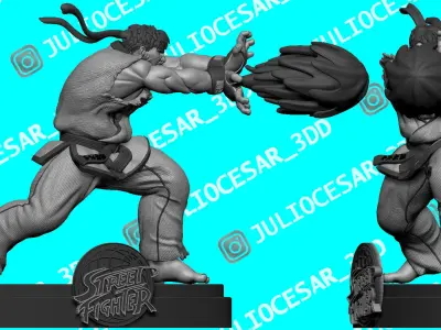 Street fighter - Ryu 3D print model